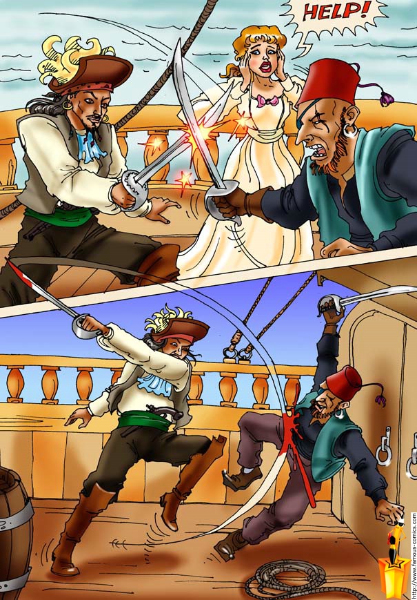 Gay Porn Comics 3d Pirate Ship - Pirates of the caribbean gangbang cartoon - Quality porn